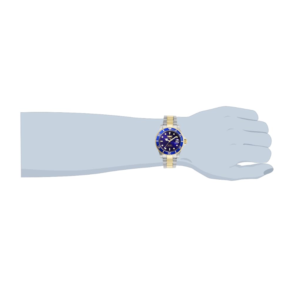 Invicta Men's Pro Diver Quartz Watch with Stainless Steel Strap, Two Tone, 20 (Model: 26972)