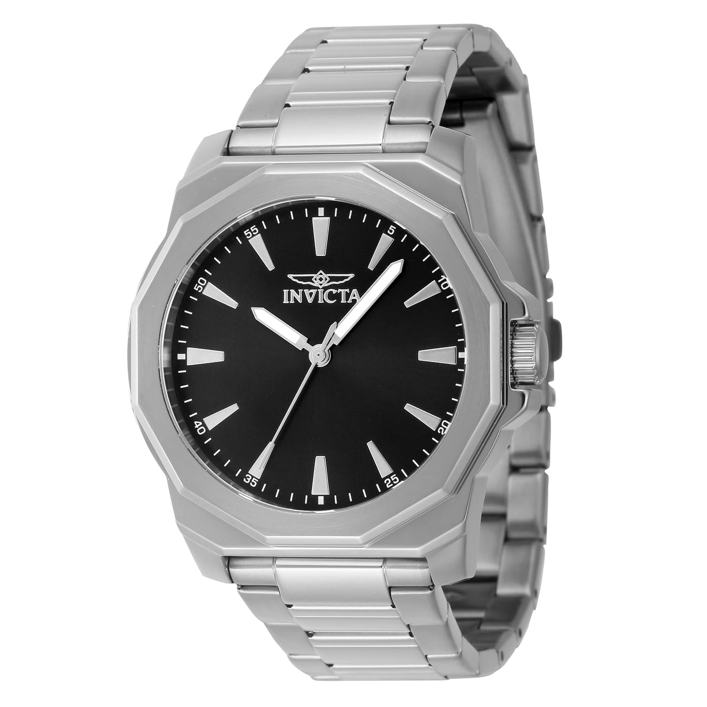 Invicta Men's Speedway 42mm Stainless Steel Quartz Watch, Silver (Model: 46831)